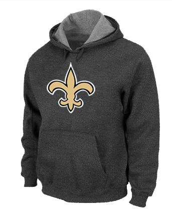 New Orleans Sains Logo Pullover Hoodie D.Grey New Orleans Sains Logo Pullover Hoodie D.Grey