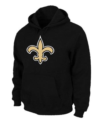 New Orleans Sains Logo Pullover Hoodie black New Orleans Sains Logo Pullover Hoodie black