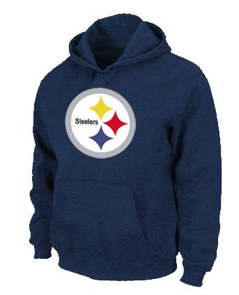 Pittsburgh Steelers Logo Pullover Hoodie D.Blue Pittsburgh Steelers Logo Pullover Hoodie D.Blue