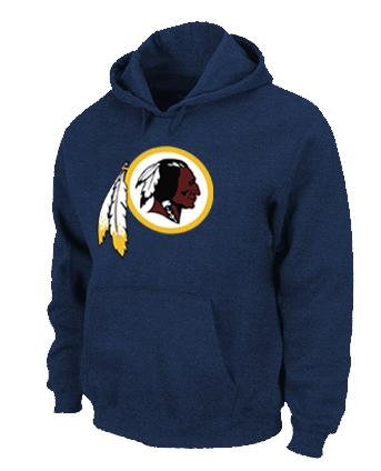 Washington Redskins Classic Logo Pullover Hoodie Sweatshirt - D.Blue