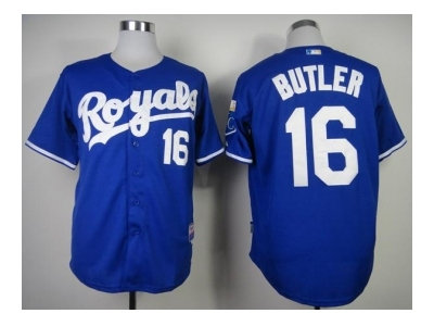 mlb jerseys kansas city royals #16 butler blue(butler)