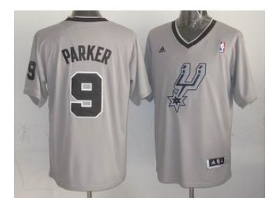 nba san antonio spurs #9 tony parker grey(2013 Christmas edition)