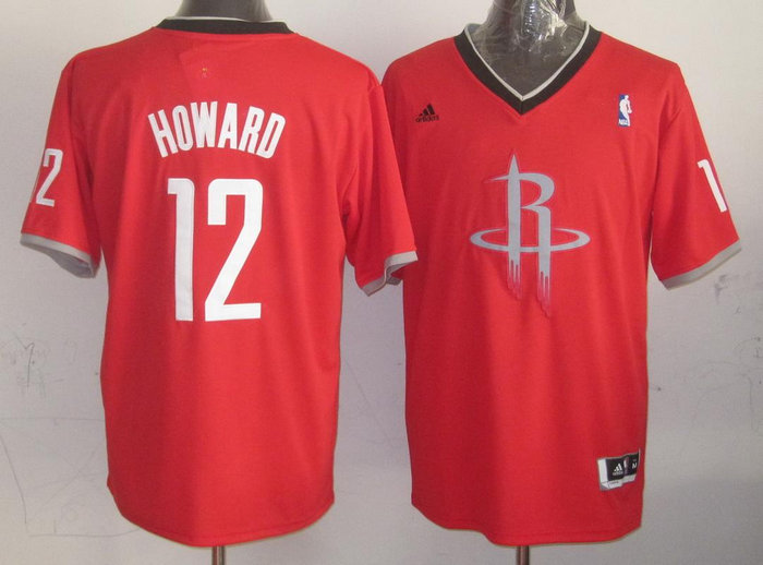 Houston Rockets 12 Dwight Howard Red 2013 Christmas Day Swingman Stitched NBA Jerseys