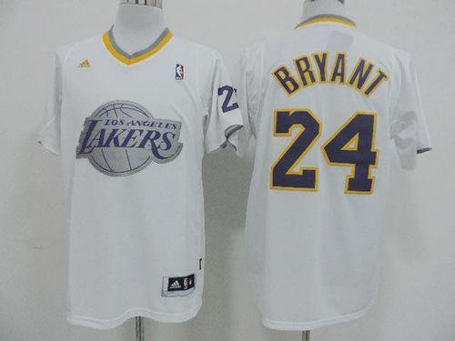 Los Angeles Lakers #24 Kobe Bryant White 2013 Christmas Day Swingman Stitched NBA Jerseys
