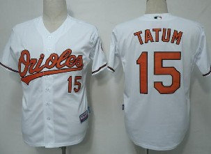 Baltimore Orioles 15 Tatum White 2011 Cool Base MLB Jerseys