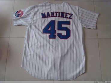 MLB Montreal Expos 45# MARTINEZ jerseys white
