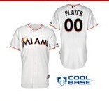 Florida Marlins 2012 FLAYER #00 white Home Cool Base Jerseys