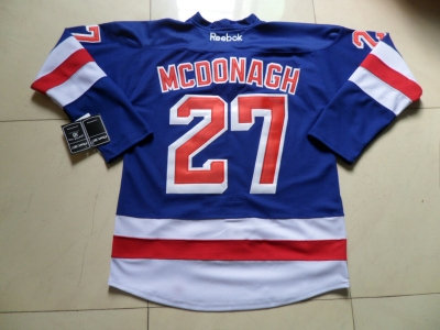 NHL Jerseys New York Rangers #27 Mcdonagh LT Blue Jerseys