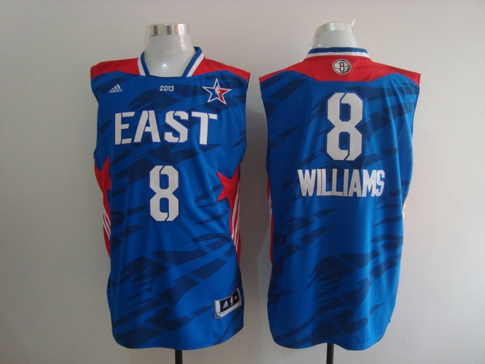 2013 All-Star Eastern Conference New York Nets 8 Deron Williams Blue Revolution 30 Swingman NBA Jerseys