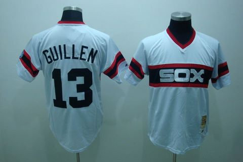 MLB Chicago White Sox 13 GUILLEN jerseys white MLB Chicago White Sox 13 GUILLEN jerseys white