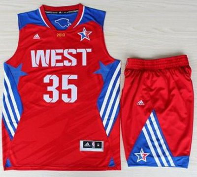 2013 All-Star Western Conference Oklahoma City Thunder 35 Kevin Durant Red Revolution 30 Swingman NBA 