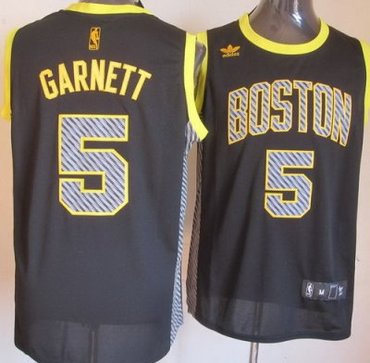 nba boston celtics #5 Kevin Garnett black(2013 new)