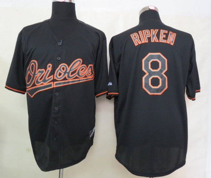 MLB baltimore orioles 8 Ripken Black Fashion Jerseys MLB baltimore orioles 8 Ripken Black Fashion Jerseys