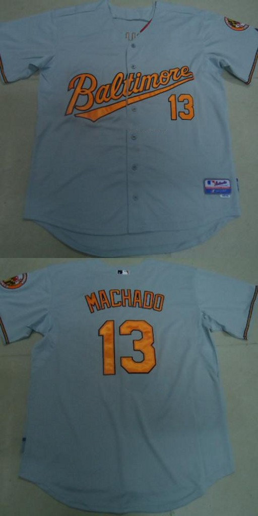 MLB Jerseys Baltimore Orioles 13 Manny Machado Grey MLB Jerseys Baltimore Orioles 13 Manny Machado Grey