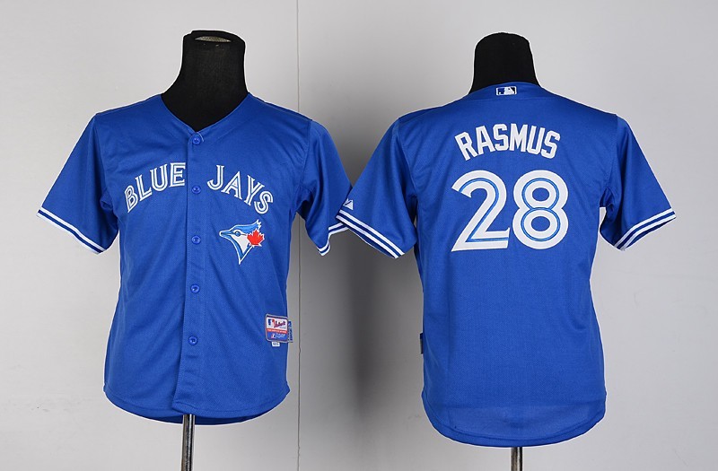 MLB Youth Toronto Blue Jays #28 Colby Rasmus Blue Jersey