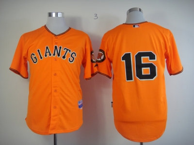 mlb jerseys san francisco giants #16 orange