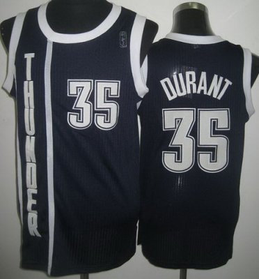 Oklahoma City Thunder 35 Kevin Durant Blue Revolution 30 NBA Jerseys