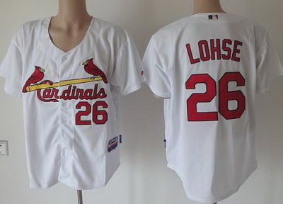 St. Louis Cardinals 26 Kyle Lohse White MLB Jerseys