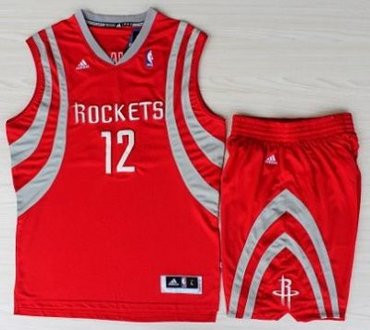 Houston Rockets 12 Dwight Howard Red Revolution 30 Swingman NBA Jerseys Shorts 