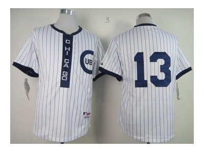 mlb jerseys chicago cubs #13 castro white(blue strip)(2013 new)