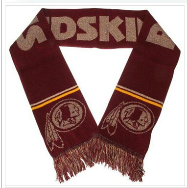 Washington Redskins Ladies Metallic Thread Scarf Red Washington Redskins Ladies Metallic Thread Scarf Red