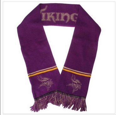 Minnesota Vikings Ladies Metallic Thread Scarf Purple