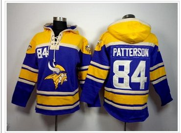 Minnesota Vikings #84 Cordarrelle Patterson Purple Sawyer Hooded Sweatshirt Stitched NFL Jersey Minnesota Vikings #84 Cordarrelle Patterson Purple Sawyer Hooded Sweatshirt Stitched NFL Jersey