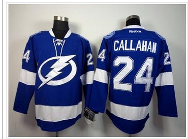 Tampa Bay Lightning #24 Ryan Callahan Blue Stitched NHL Jersey