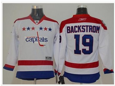 Youth Capitals #19 Nicklas Backstrom White 2011 Winter Classic Vintage NHL Jersey Youth Capitals #19 Nicklas Backstrom White 2011 Winter Classic Vintage NHL Jersey