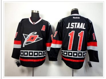 Carolina Hurricanes #11 Jordan Staal Black Third Stitched NHL Jersey