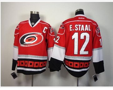 Carolina Hurricanes #12 Eric Staal Red Home NHL Jersey
