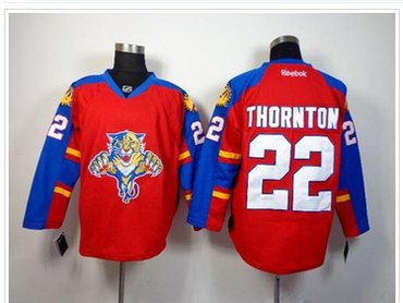 Florida Panthers Panthers #22 Shawn Thornton Red Home Stitched NHL Jersey