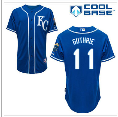Royals #11 Jeremy Guthrie Light Blue Alternate 2 Cool Base Stitched Baseball Jersey Royals #11 Jeremy Guthrie Light Blue Alternate 2 Cool Base Stitched Baseball Jersey