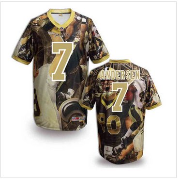 New Orleans Saints #7 Morten Andersen Stitched NFL Elite Fanatical Version Jersey (5)