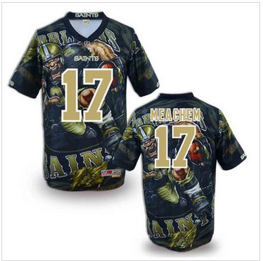 New Orleans Saints #17 robert meachem Stitched NFL Elite Fanatical Version Jersey (1)