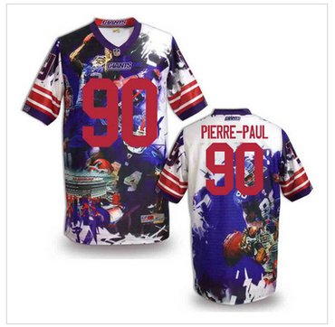 New York Giants #90 Jason Pierre-Paul Stitched NFL Elite Fanatical Version Jersey (3)