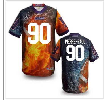 New York Giants #90 Jason Pierre-Paul Stitched NFL Elite Fanatical Version Jersey (9)