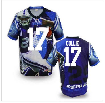 Indianapolis Colts #17 Austin Collie Stitched NFL Elite Fanatical Version Jersey (2)
