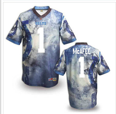 Indianapolis Colts #1 Pat McAfee Stitched NFL Elite Fanatical Version Jersey (7)