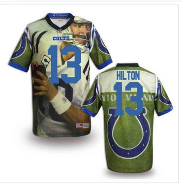 Indianapolis Colts #13 TY Hilton Stitched NFL Elite Fanatical Version Jersey (5)