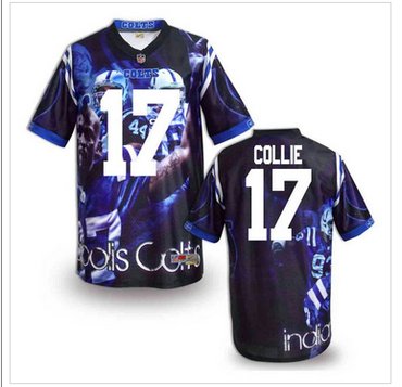 Indianapolis Colts #17 Austin Collie Stitched NFL Elite Fanatical Version Jersey (4)