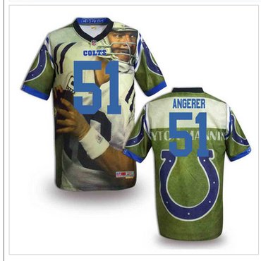 Indianapolis Colts #51 Pat Angerer Stitched NFL Elite Fanatical Version Jersey (5)
