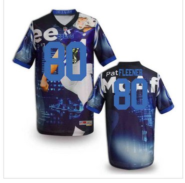 Indianapolis Colts #80 Coby Fleener Stitched NFL Elite Fanatical Version Jersey (3)