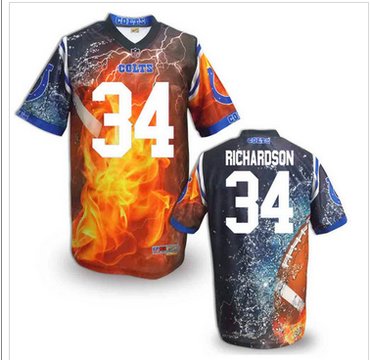 Indianapolis Colts #34 Trent Richardson Stitched NFL Elite Fanatical Version Jersey (9)
