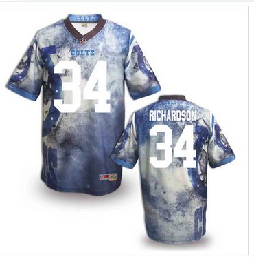 Indianapolis Colts #34 Trent Richardson Stitched NFL Elite Fanatical Version Jersey (8)