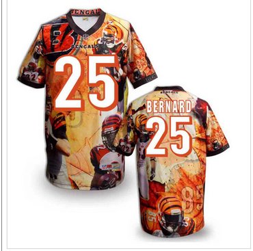 Cincinnati Bengals #25 Giovani Bernard Stitched NFL Elite Fanatical Version Jersey (7)