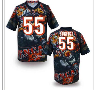 Cincinnati Bengals #55 Vontaze Burfict Stitched NFL Elite Fanatical Version Jersey (1)