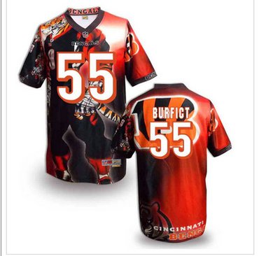 Cincinnati Bengals #55 Vontaze Burfict Stitched NFL Elite Fanatical Version Jersey (3)