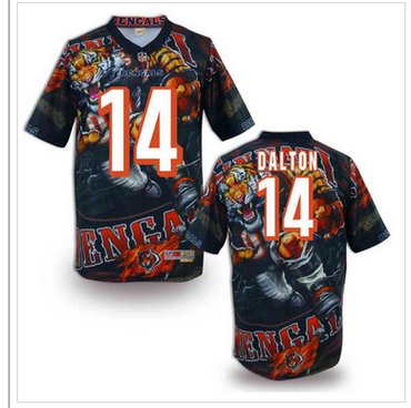 Cincinnati Bengals #14 Andy Dalton Stitched NFL Elite Fanatical Version Jersey (1)