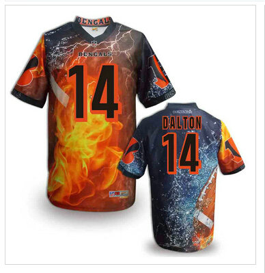 Cincinnati Bengals #14 Andy Dalton Stitched NFL Elite Fanatical Version Jersey (12)